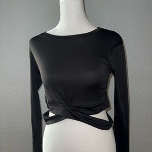 NVGTN Black Cutout Bodysuit